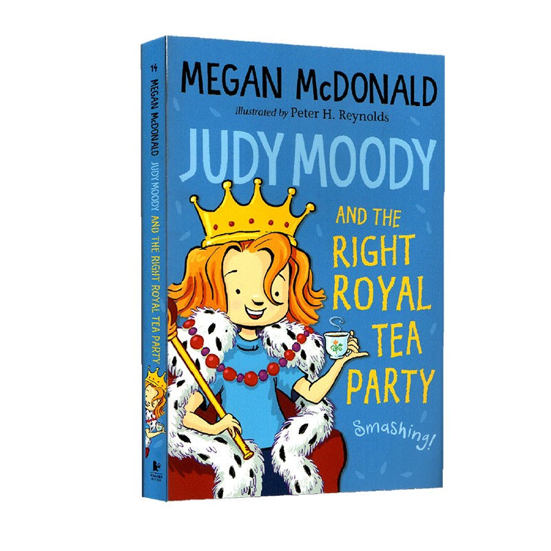 英文原版 Judy Moody and the Right Royal Tea P…#14 稀奇古怪小朱迪 初级章节书 女孩成长桥梁书 课外阅读 朱迪之夏电影