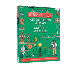 英文原版绘本 STEM Quest Science Astonishing Atoms Matter Mayhem 科学探索 科学 小学科普读物 小学生课外知识扩展