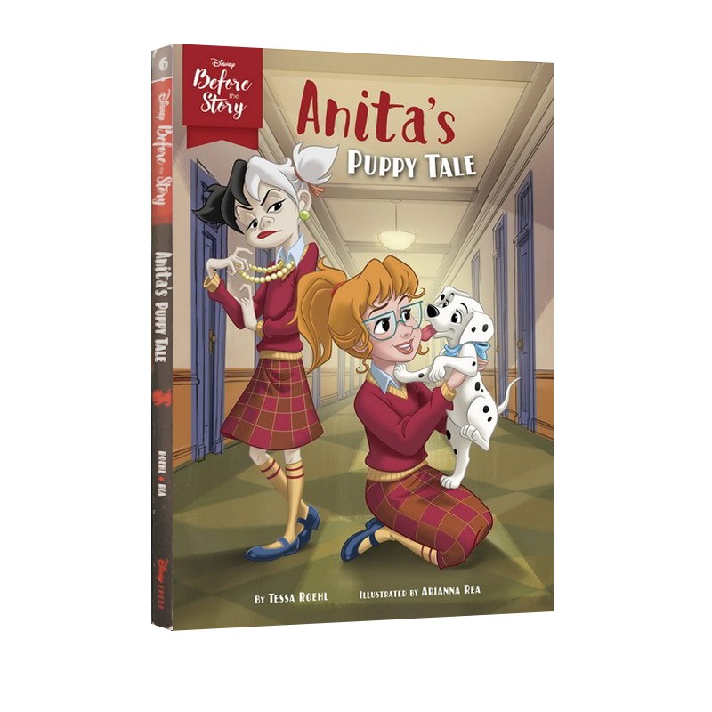 英文原版 Disney Before the Story: Anita's Puppy Tale 迪士尼101斑点狗前传 青少年全彩章节桥梁书