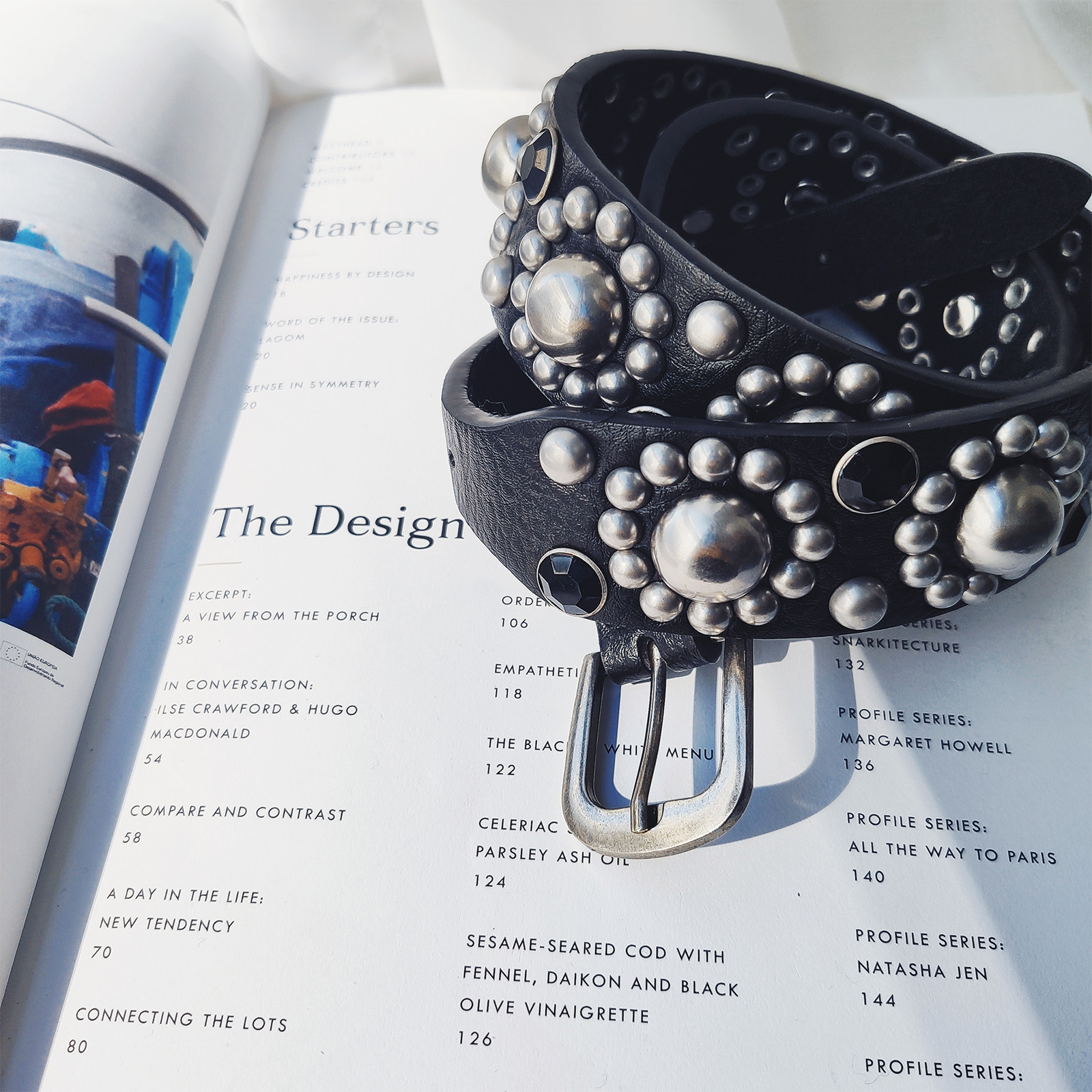 vcruan阿希哥 嬉皮士皮带女网红同款时尚配饰帅气百搭个性腰带