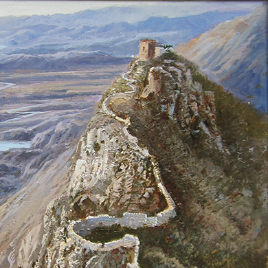 【双十二】黄劲松 《箭扣长城》 布面油画