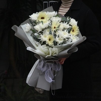 重庆南川区金佛山祭祀菊鲜白事花圈