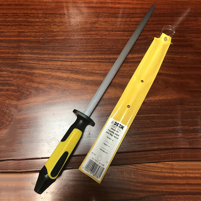 德国原装进口迪克dick磨刀棒中纹磨刀棍杠刀棍卖肉专业镍钛不锈钢