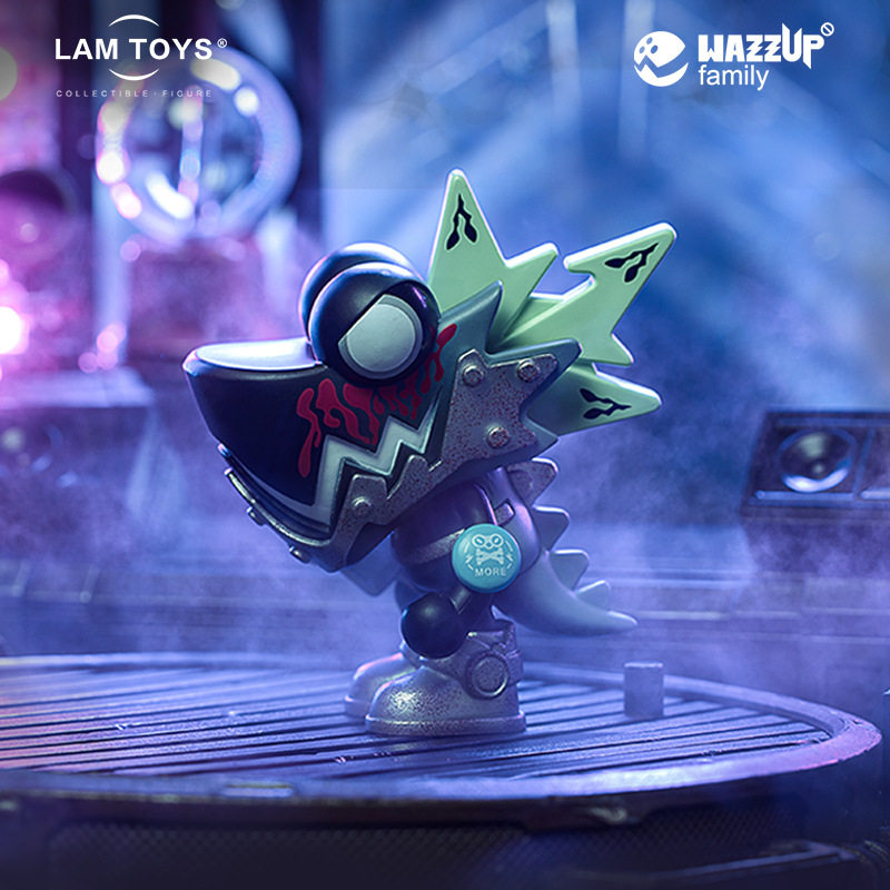 男生手办变色龙八代盲盒礼物潮玩公仔废土乐队桌面玩偶装饰品摆件摆件