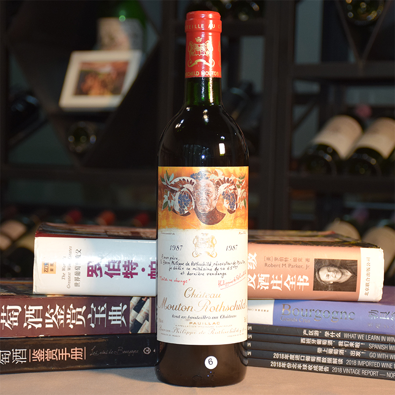 1987木桐庄园红酒法国一级名庄进口葡萄酒老酒收藏Chateau Mouton