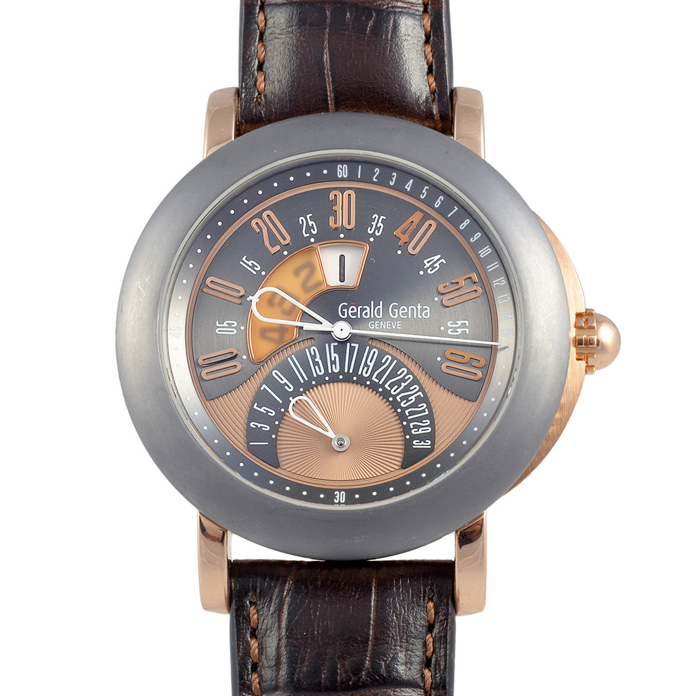 [9.5新]尊达 18k玫瑰金 /钛金属 机械自动 男表