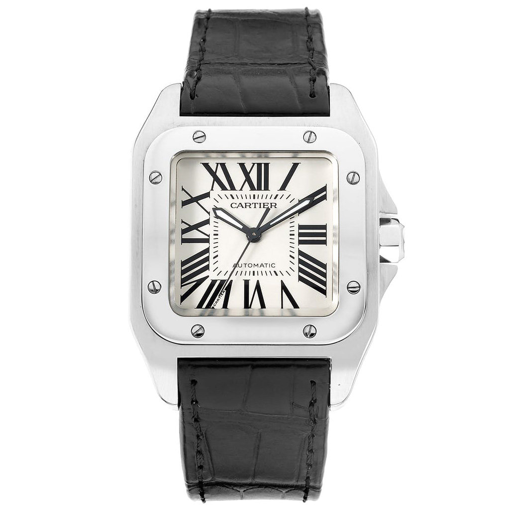 [无保留价][9.5新]卡地亚 桑托斯系列 自动机械 男表