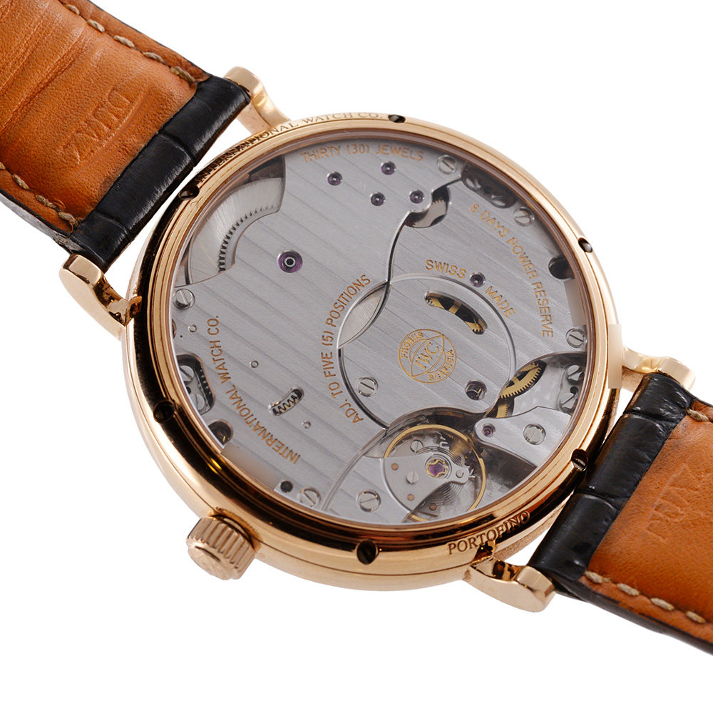 【9.5新】万国iw510107 18k玫瑰金 男表