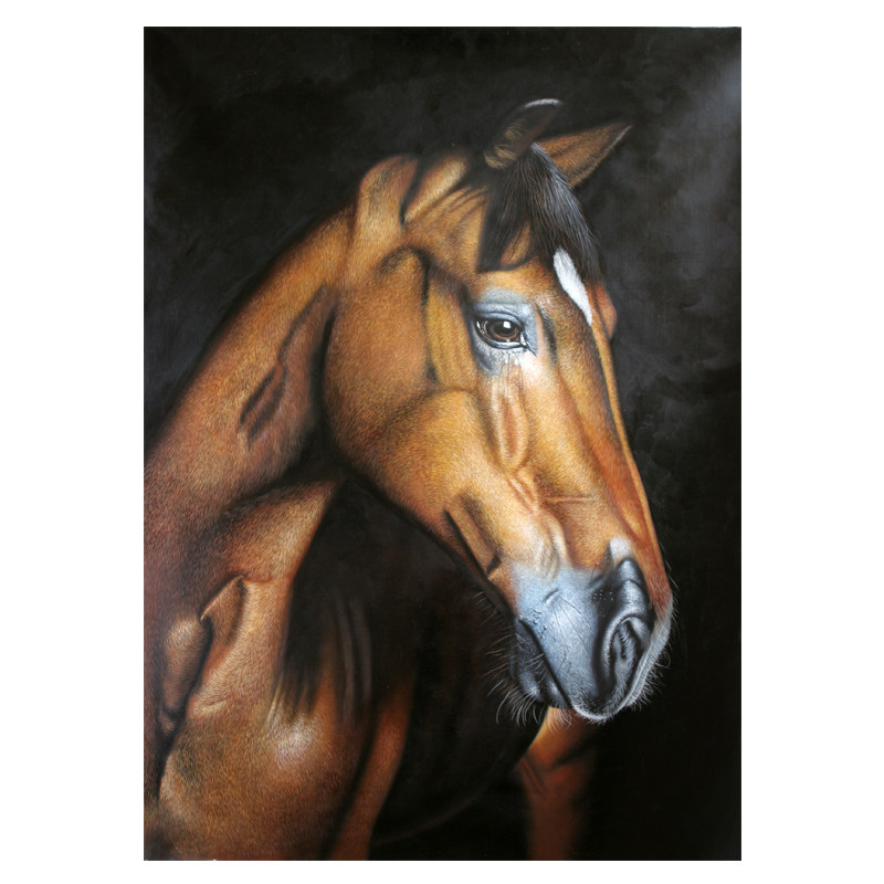 黄剑波 超写实系列《马头9-3》限量收藏级 实力派画家