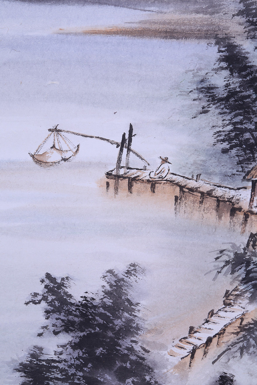 欧豪年《竹溪渔隐》