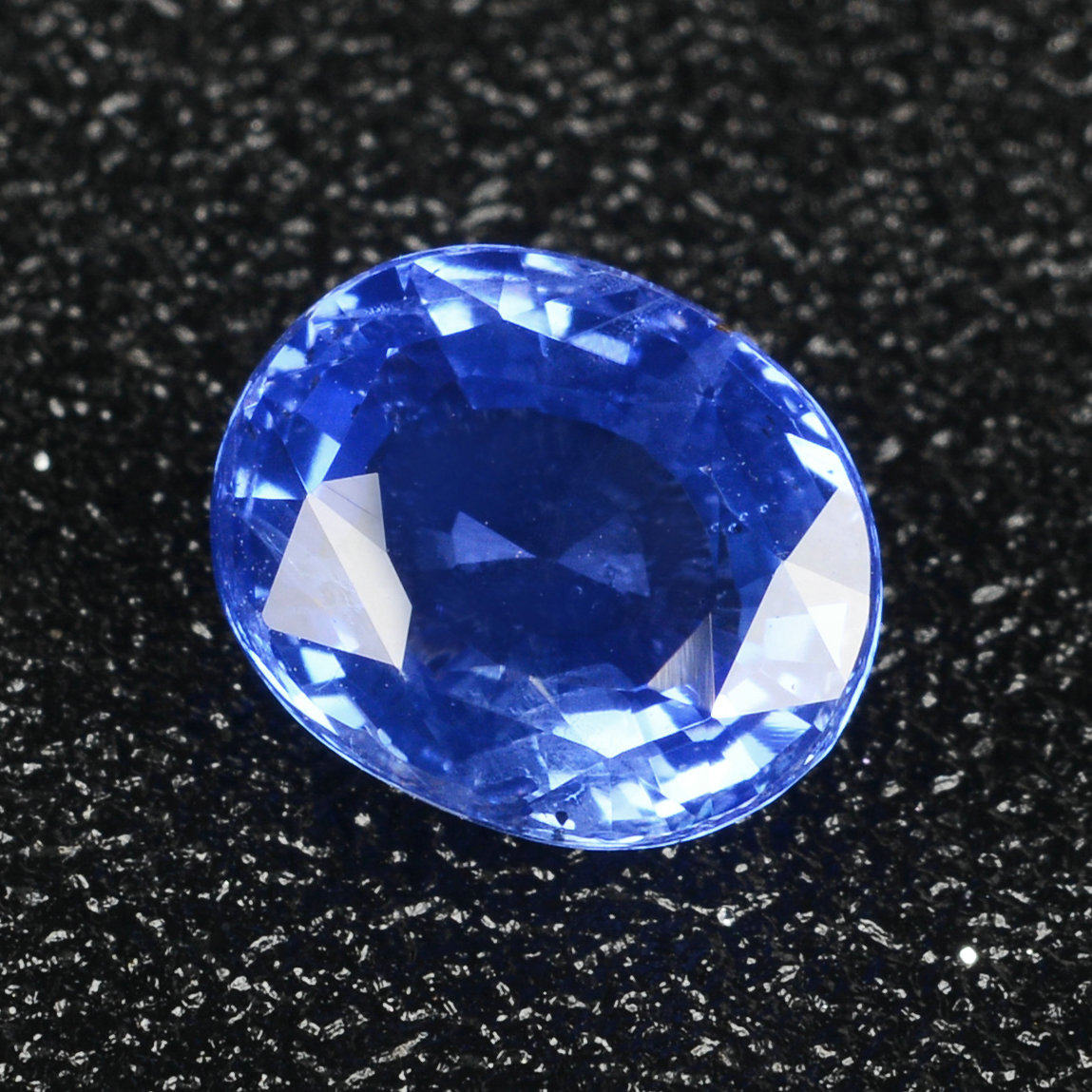 莲花证书 无烧矢车菊 5.03ct天然蓝宝石裸石 0416