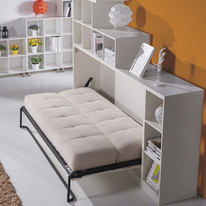 艾定制省空间创意折叠床隐藏墙体壁床小户型双人侧翻午休隐形床优惠券