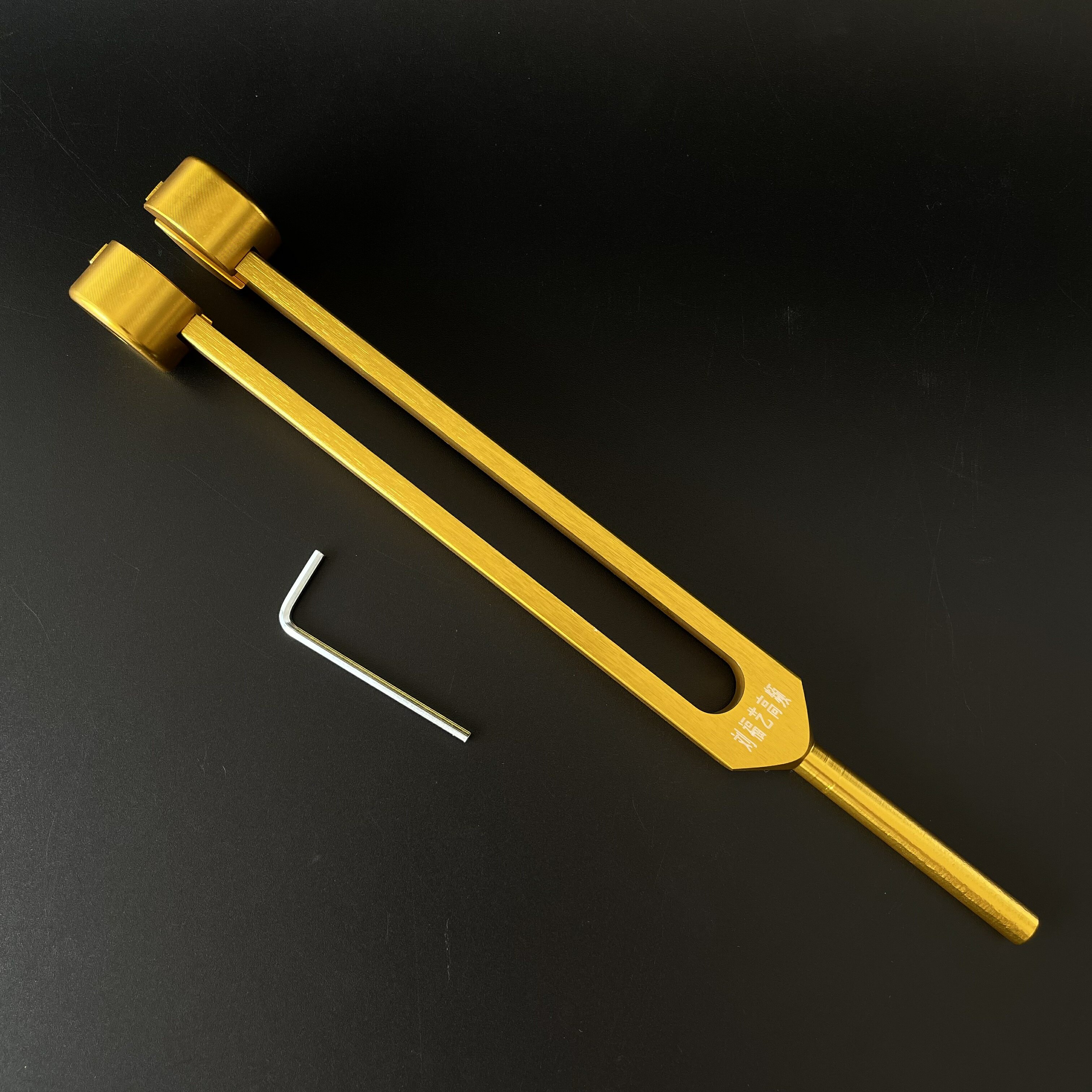 人气25厘米刘福艺采耳工具音叉圆柄铝合金震子响钳加长音锤送扳手