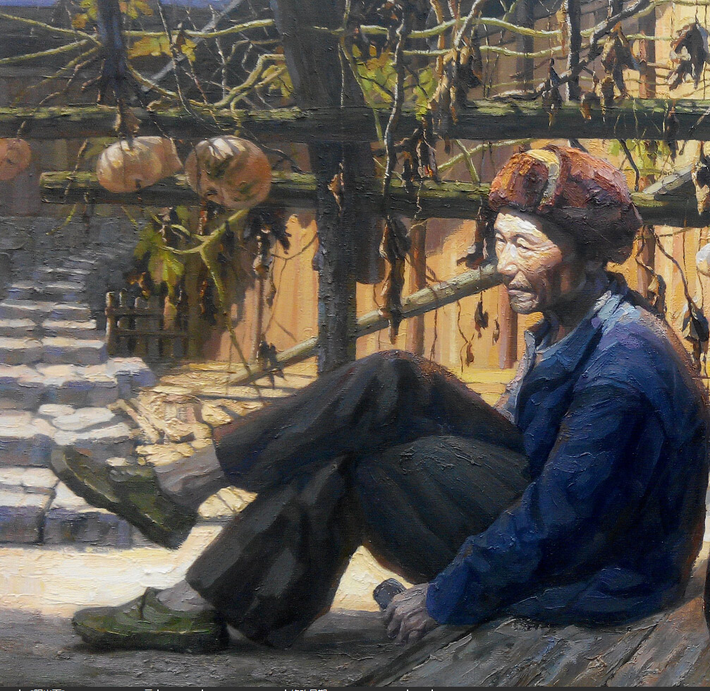 金国耀 《阳光下》 实力派原创画家