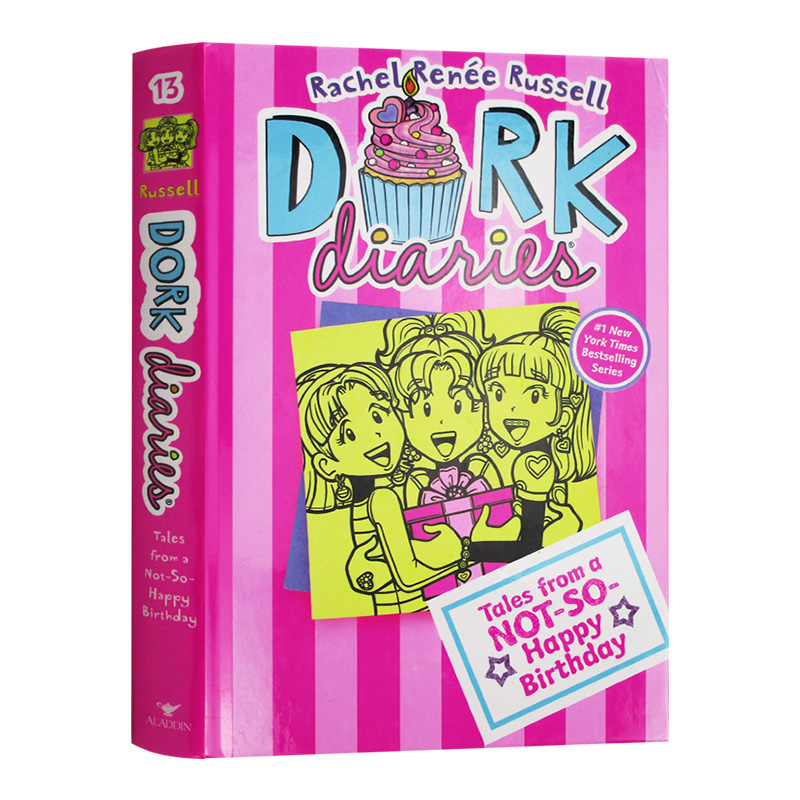 怪诞少女日记13 精装 Dork Diaries 13 女版小屁孩 朵拉日记 英文原版儿童漫画 进口书籍