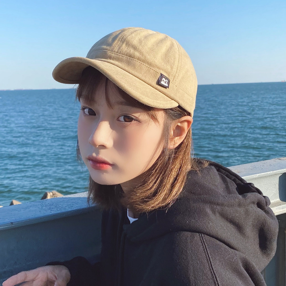 小众日系复古短檐软顶鸭舌帽子男女夏季韩版街头嘻哈棒球帽百搭潮