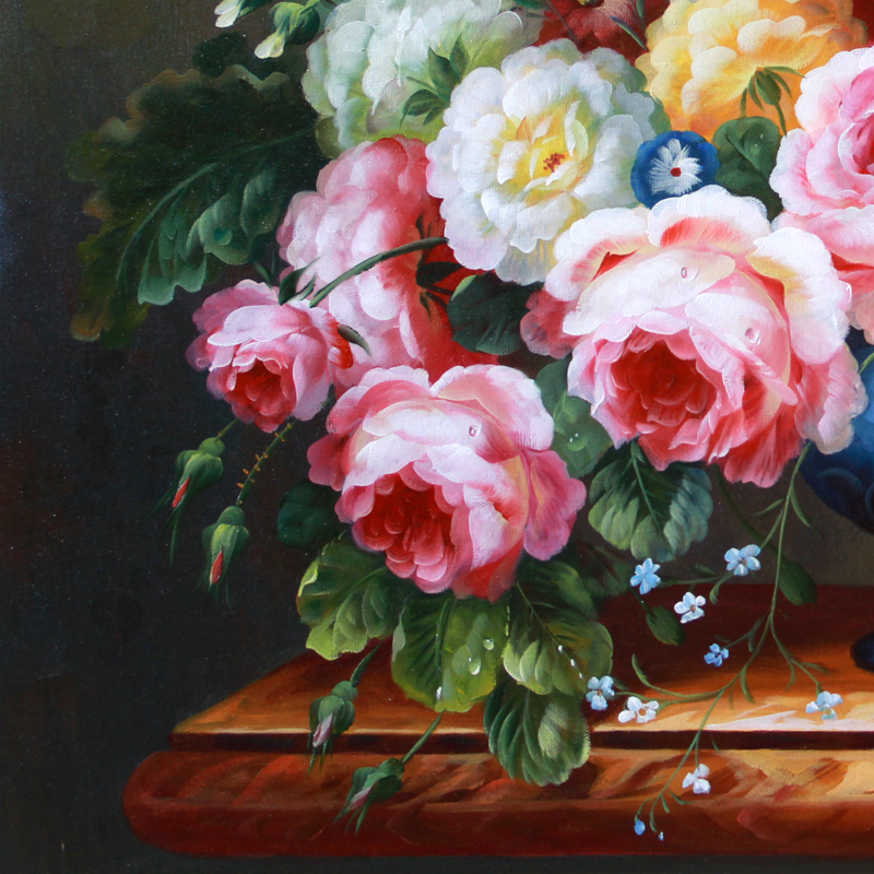 【双十二】张浩 《富贵花开系列.一》 布面油彩