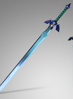 塞尔达传说武器模型 林克大师之剑天空之剑驱魔剑 金属未开刃预定