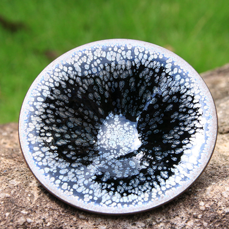 复古深邃 余秋华 《撇口油滴》08114