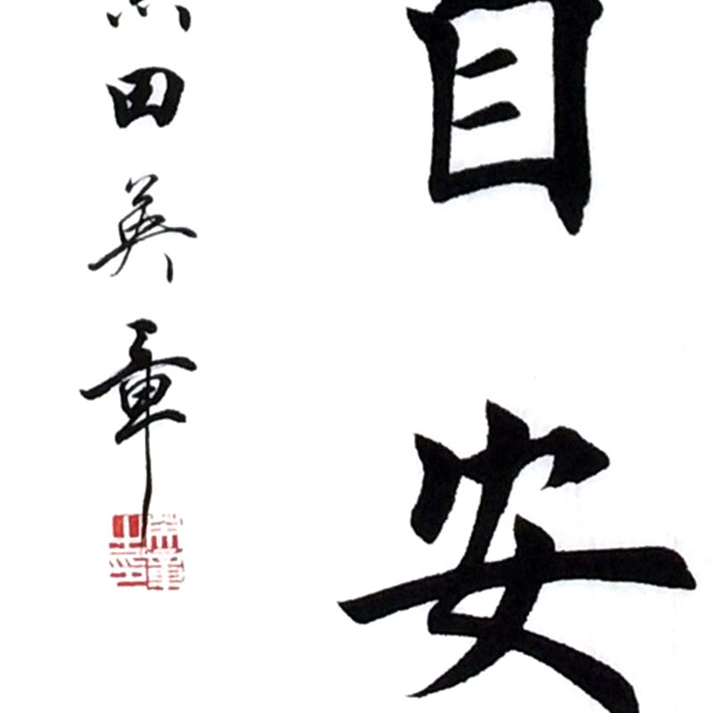 田英章 《知足常乐 能忍自安》 中国著名书法家