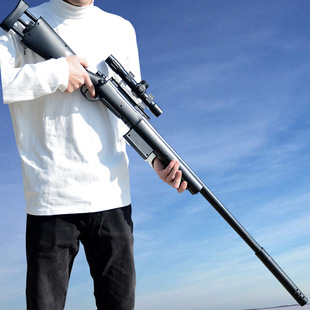 98k魔改钢将m24变色龙狙击抢真8倍十字镜成人大号水弹枪吃鸡玩具