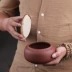 Kích thước lớn nồi chè gốm Puer trà kín nồi Yi quặng bộ màu tím hộp trà cát đóng gói tùy chỉnh logo - Trà sứ