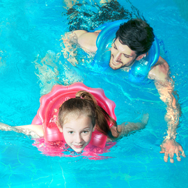 加厚游泳圈趴圈儿童成人腋下圈小孩宝宝救生浮圈男女游泳装备浮潜