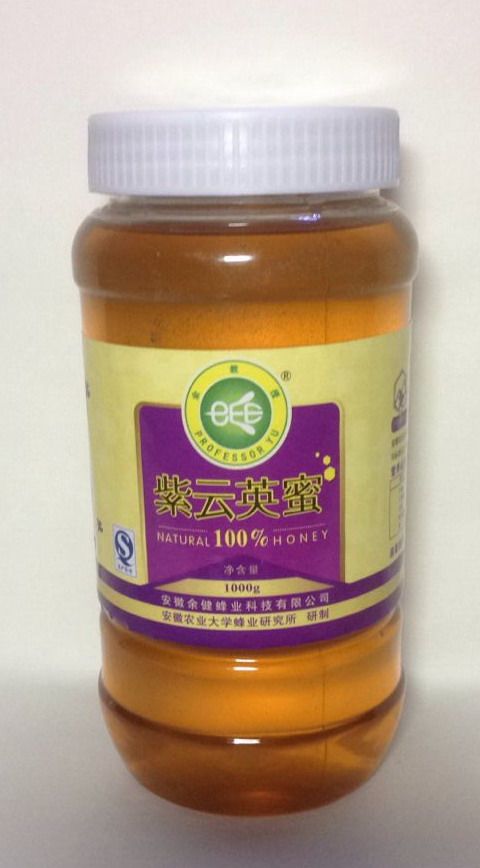 余教授安农大紫云英蜜蜂蜜 优质农产品 1000g