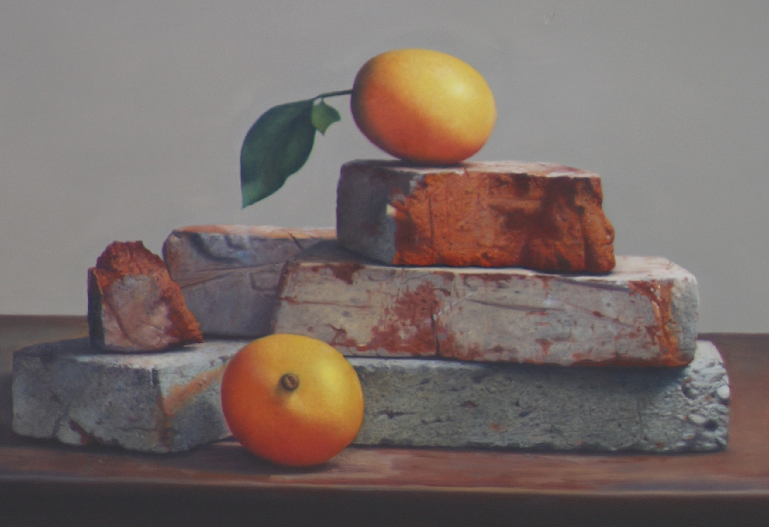 刘升《 静物之二》 布面油画