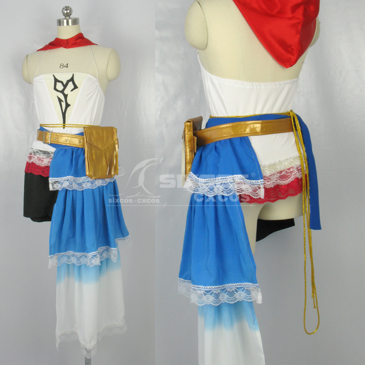 最终幻想X-2/FFX-2 尤娜COS服装定做 FINAL FANTASY Yuna Cosplay