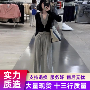 春秋女2024新款休闲时尚运动套装小个子搭配一整套早初秋茶系穿搭