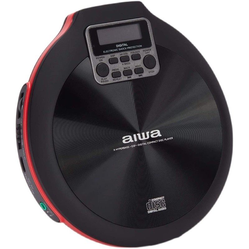 全新 爱华cd机 aiwa pcd-810便携式cd机随身听防震怀旧cd机
