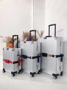 全铝镁合金行李箱20登机箱超大容量拉杆箱30寸金属旅行箱男女皮箱