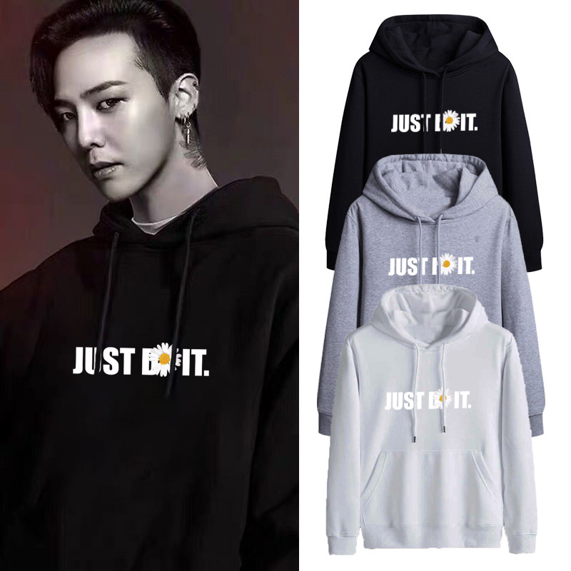 权志龙gd小雏菊同款卫衣男女春秋连帽薄款藤原浩pmo联名情侣外套