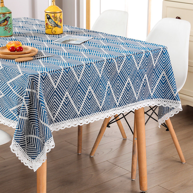 桌布棉麻小清新田园优惠券爱比价妈妈