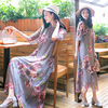複古旗袍裙子胖mm2019春秋新品改良優雅大碼女裝中長款連衣裙旗袍 複古旗袍裙子胖mm2019春秋新品改良優雅大碼女裝中長款連衣裙旗袍