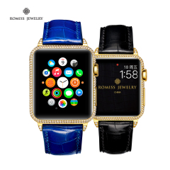 IWATCH & ROMISS 18k钻石表壳 星神系列 苹果智能手表S2 改装