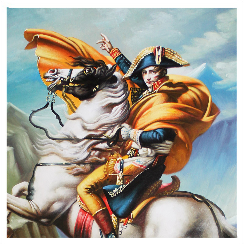 谢琪《拿破仑》布面油画