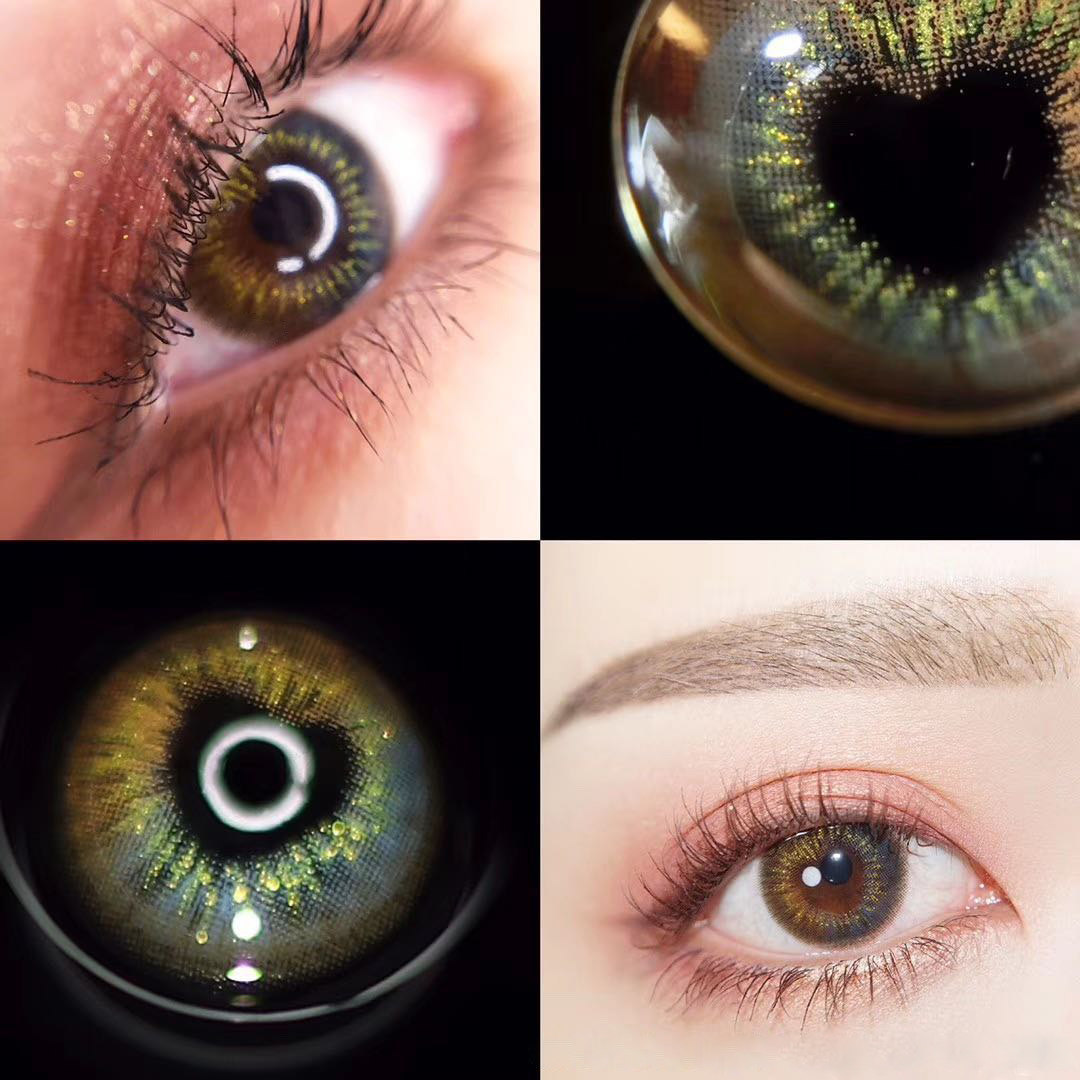 爱心美瞳香蜜网红抖音同款女年抛正品大牌混血男士大小直径卡乐芙