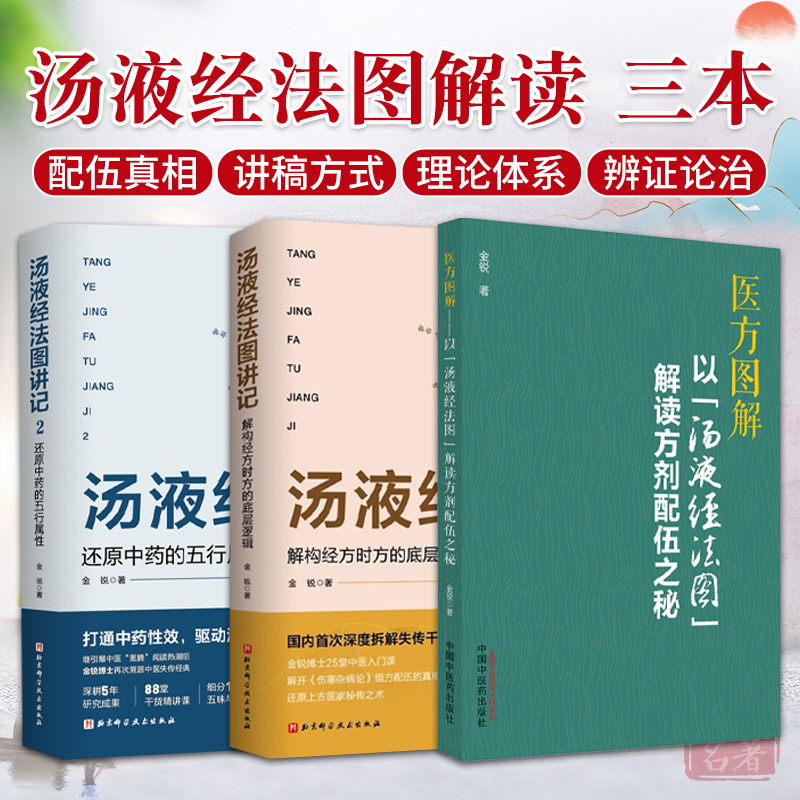 全3册 汤液经法图讲记解构经方时方