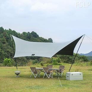 Naturehike挪客黑胶六角天幕防紫外线防雨防晒户外露营帐篷遮阳棚