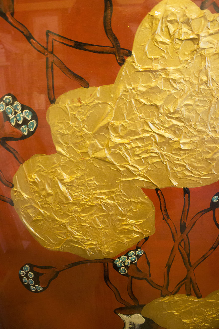 油画《金玉满堂》已装裱