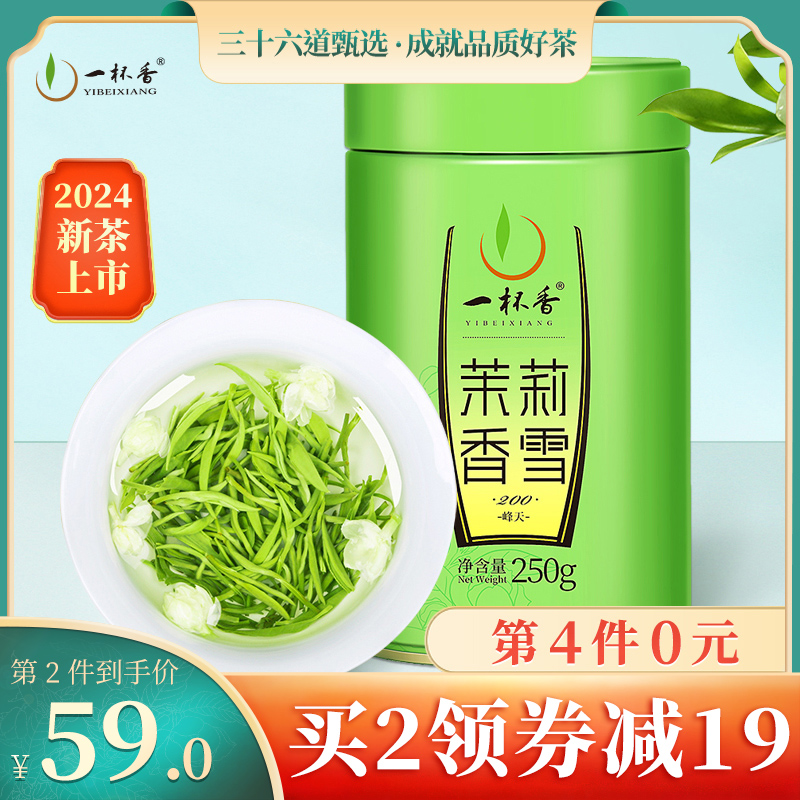 2024新茶一杯香茉莉花茶250g