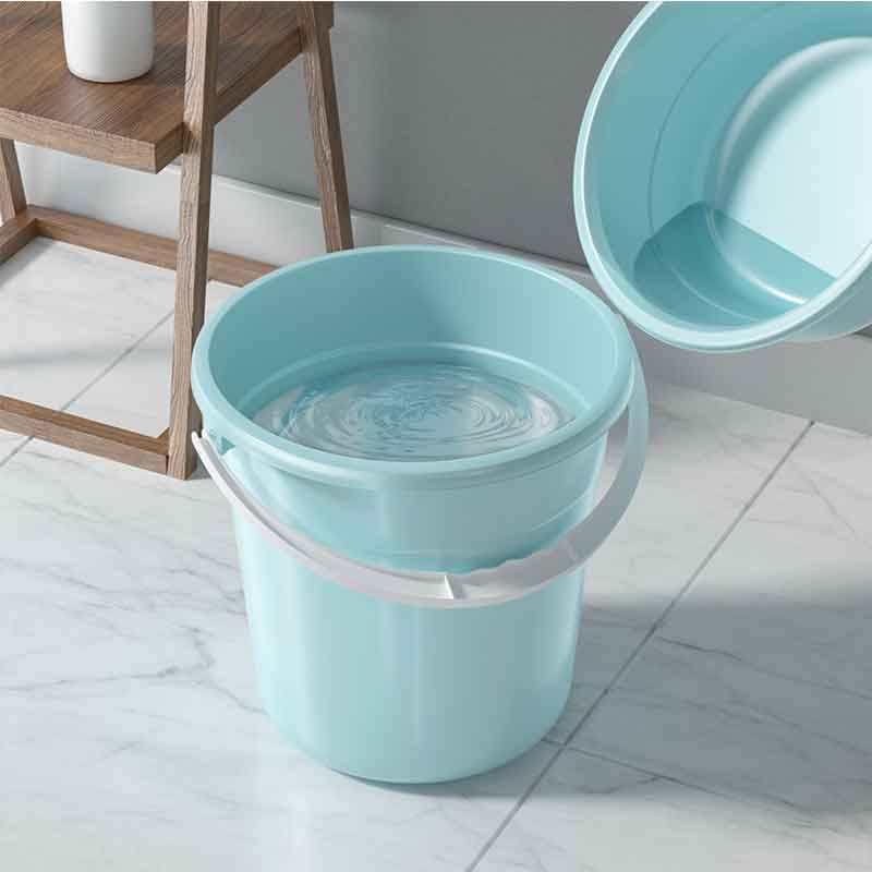 加厚大号塑料水桶手提洗衣桶学生宿舍洗澡桶家用储水桶盆套装脸盆