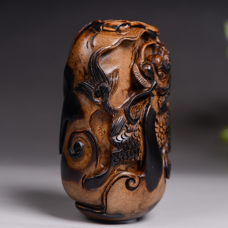 65.72g 香山寺 海柳手把件 佛法加持