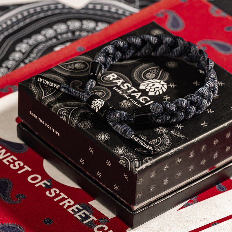 rastaclat美国官网正品小狮子限定腰果花男女情侣鞋带手链绳潮牌