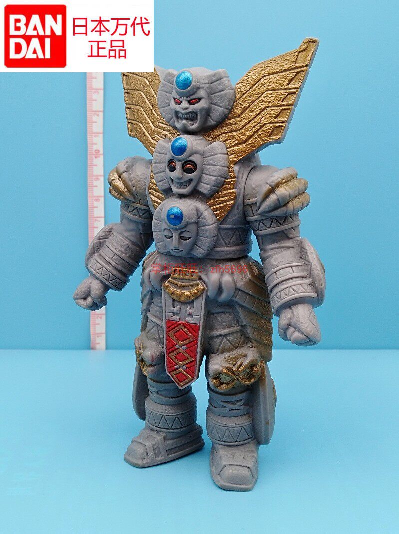 伽休莱因有火花日本正版万代奥特曼怪兽软胶500系列宇宙三面魔像