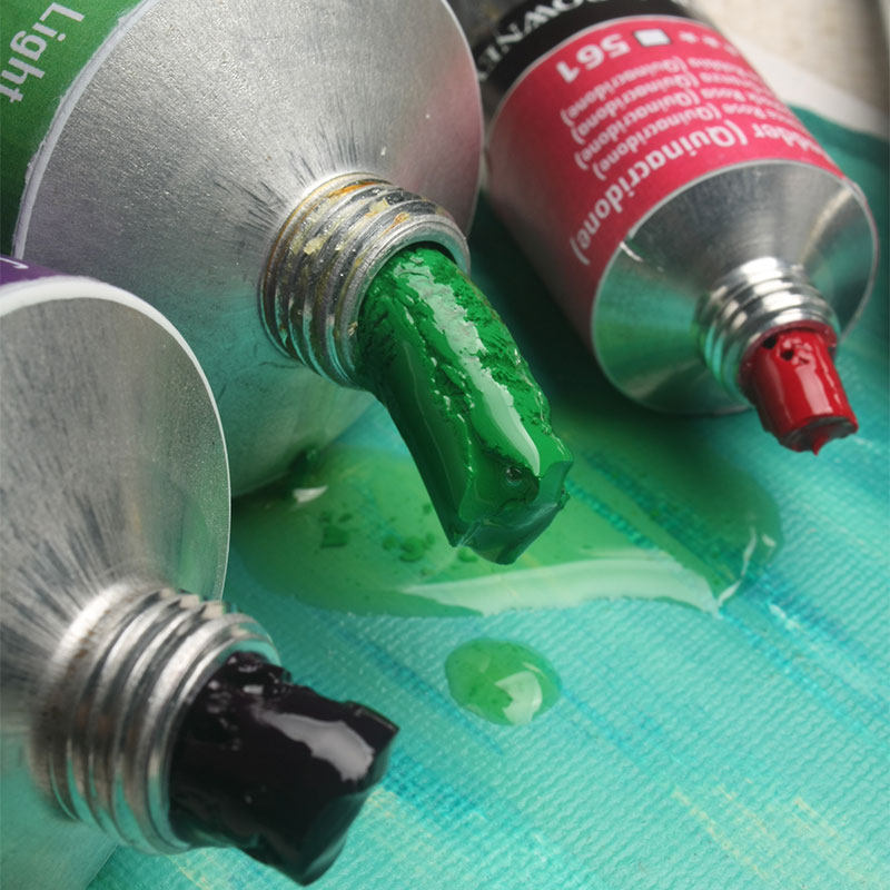 英国进口达拉罗尼乔琴油画颜料georgian美术生油彩大支管装225ml