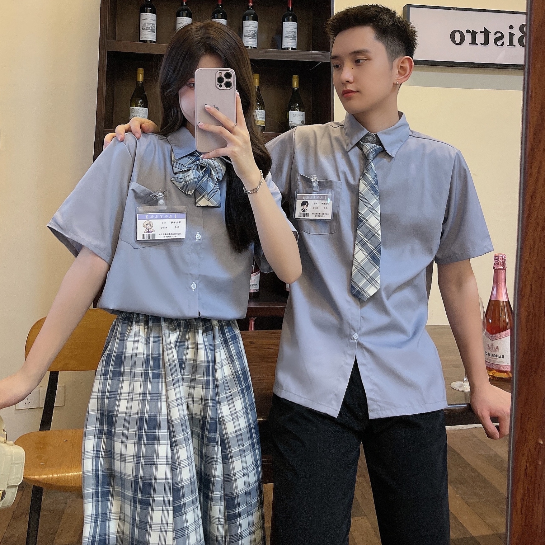 韩版班服套装日系学院风jk制服英伦合唱服初高中生夏季毕业季校服