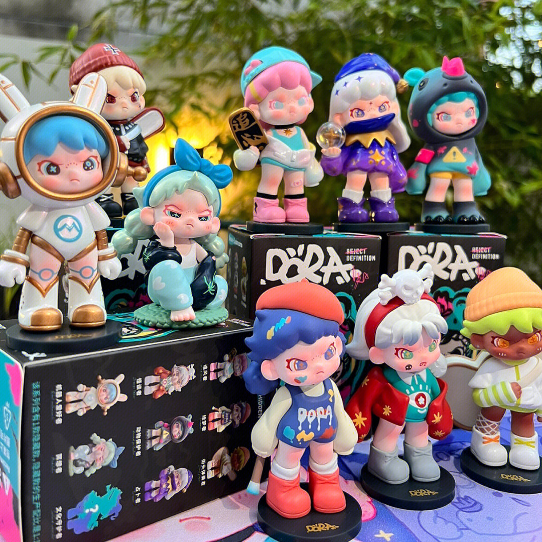 现货正版dora拒绝定义一代系列盲盒动物守护者追风者手办礼物潮娃